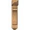 Ekena Millwork Olympic Arts and Crafts Smooth Bracket w/ Offset Brace, Western Red Cedar, 7 1/2"W x 24"D x 36"H BKT0806X24X36OLY03SWR - alternate 3